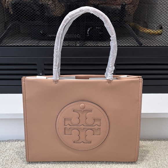NWT Tory Burch Small ELLA Bio Tote Light Sand - Picture 1 of 13